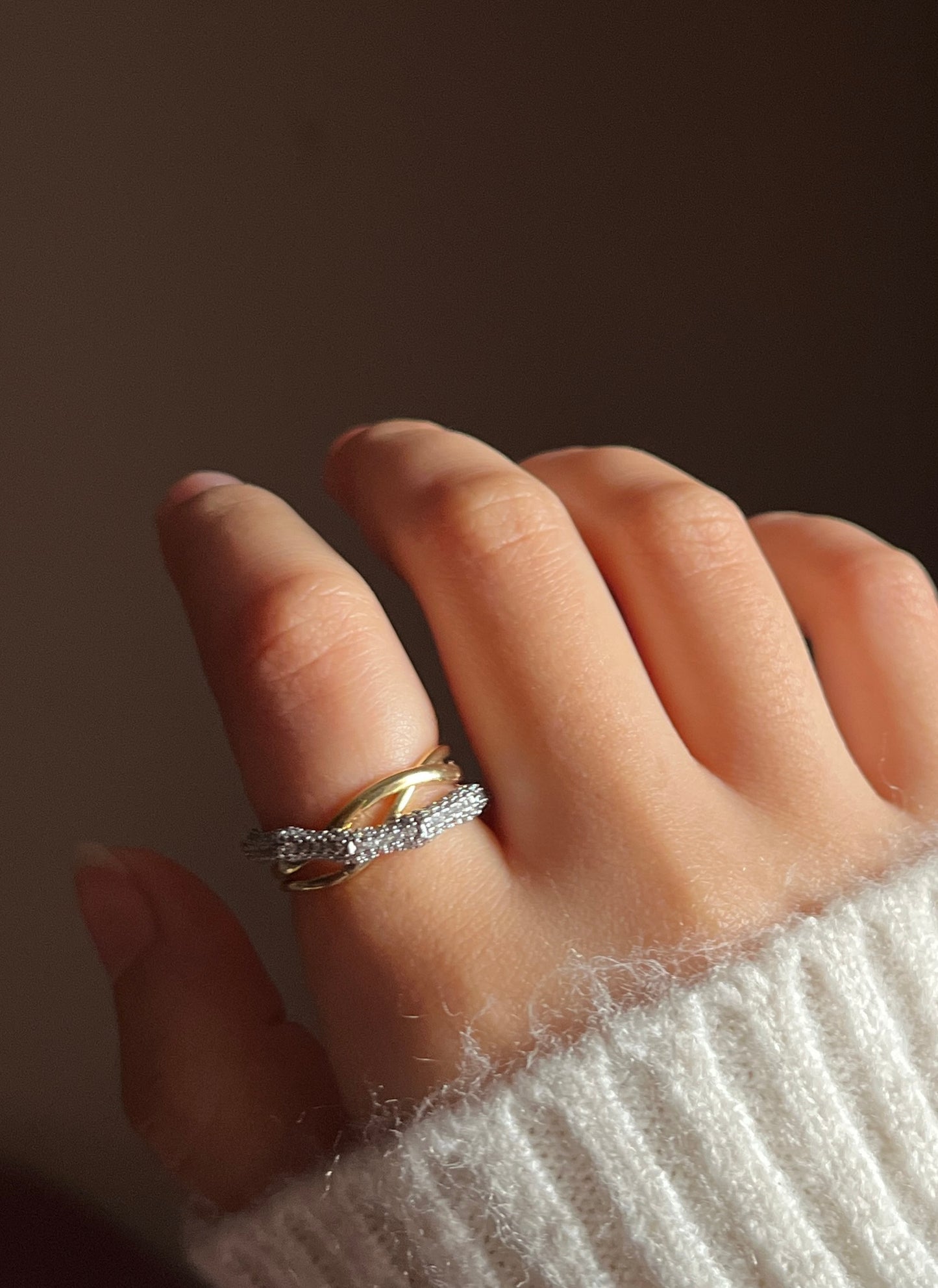 Mix Silver x Gold Ring