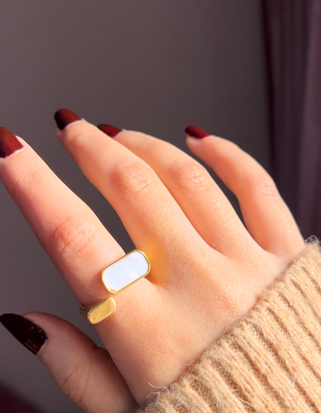 Double Rectangle ring