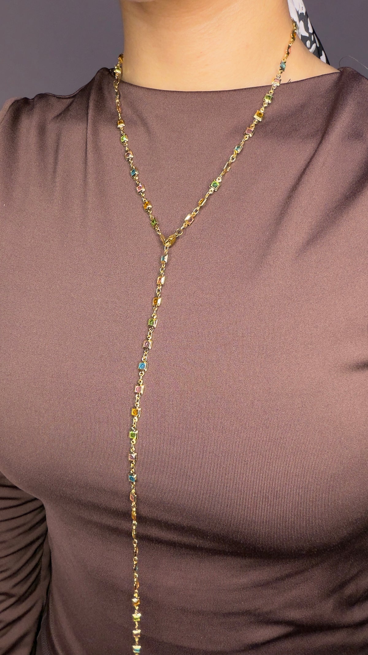 Colourful Drop Necklace