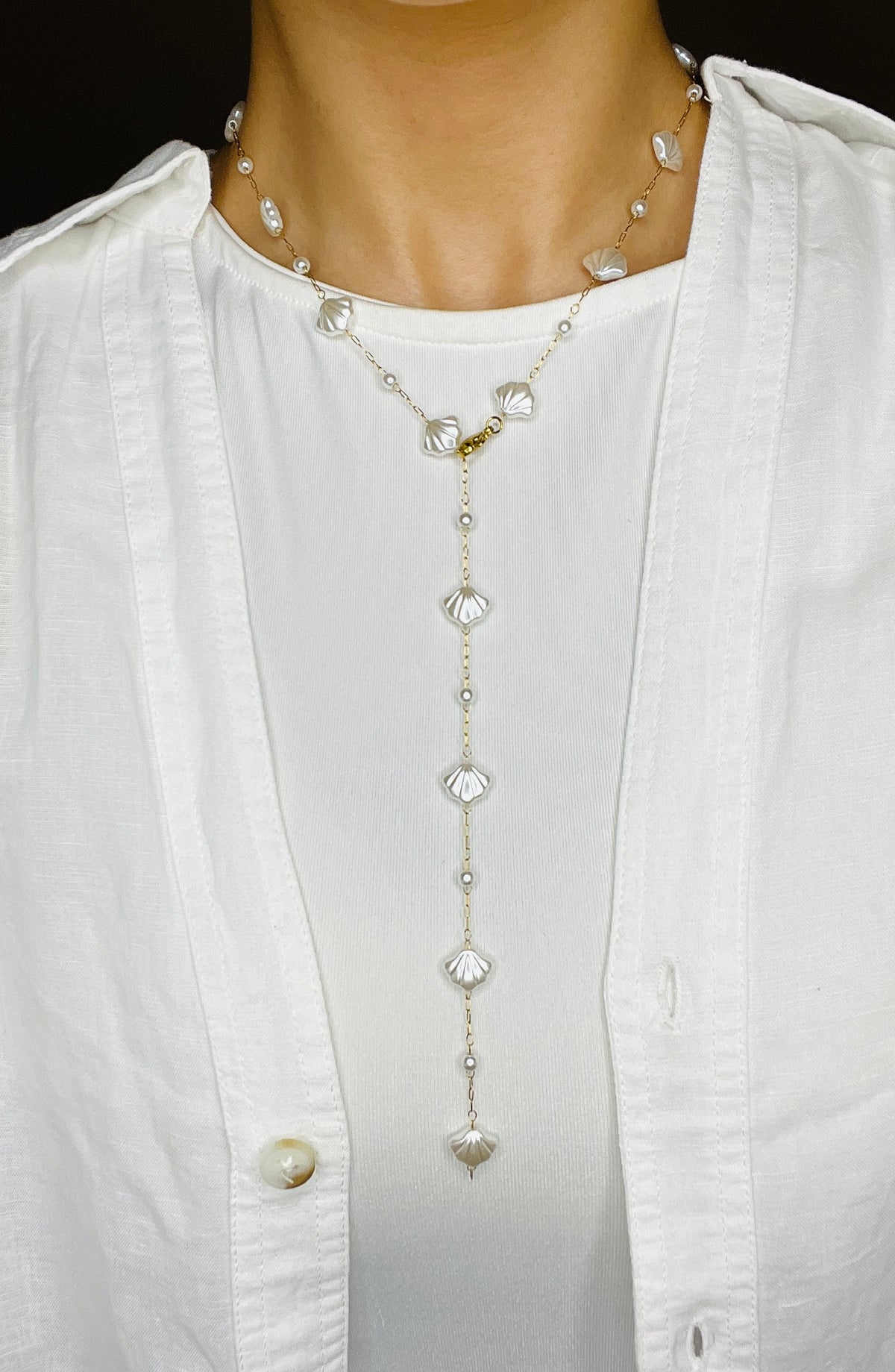 Shell Drop Necklace