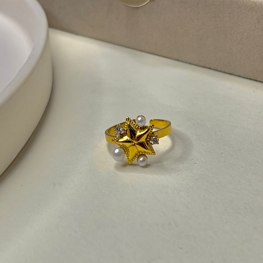 Star pearly ring