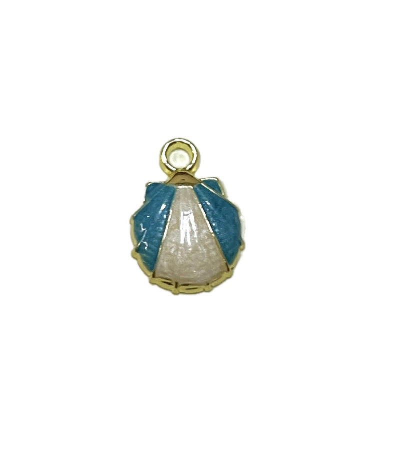 Blue & white shell