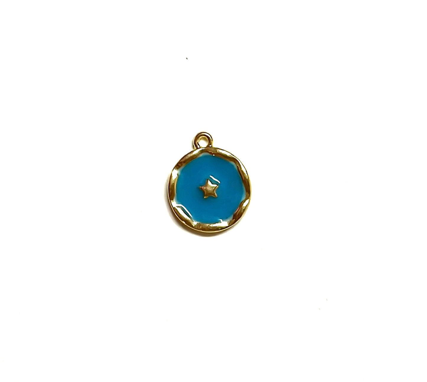 Blue star charm