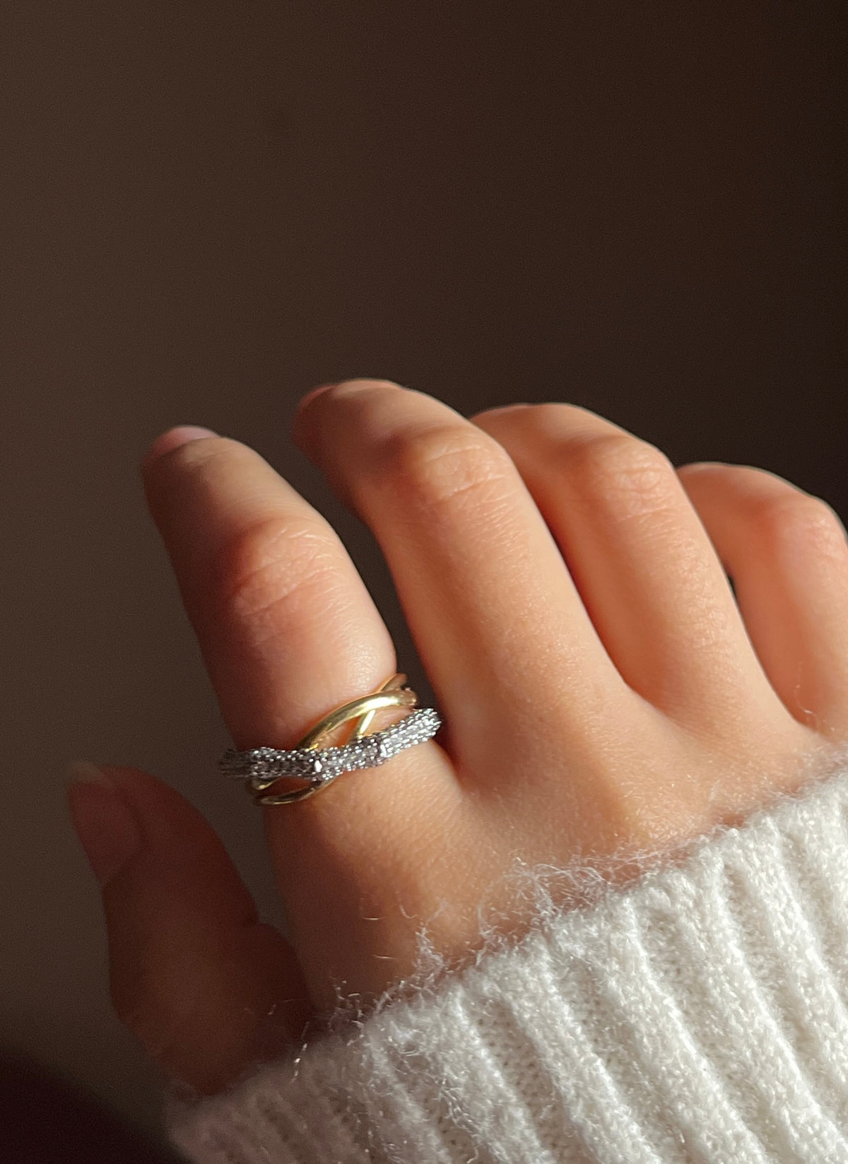 Mix Silver x Gold Ring
