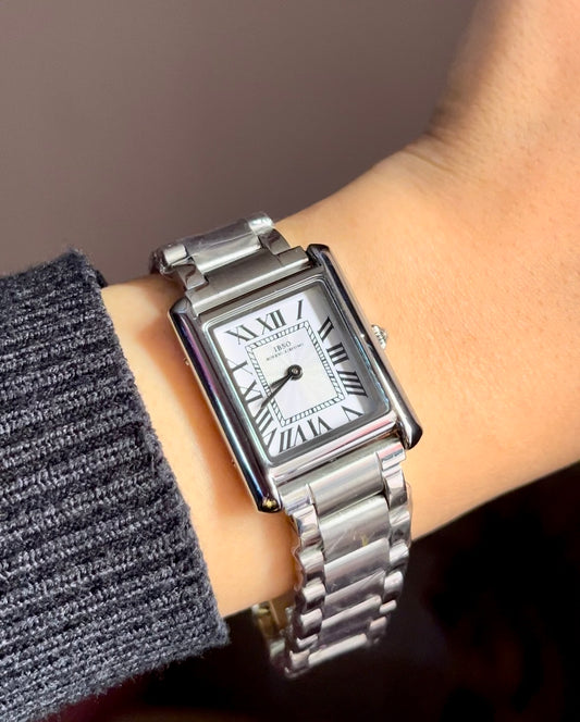 Vintage silver IBSO watch