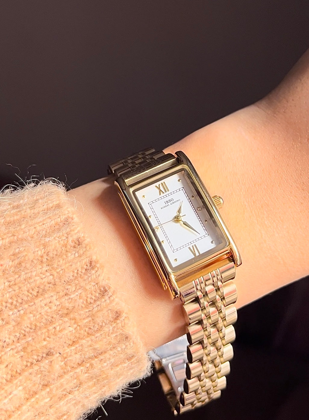 White Rectangle IBSO watch