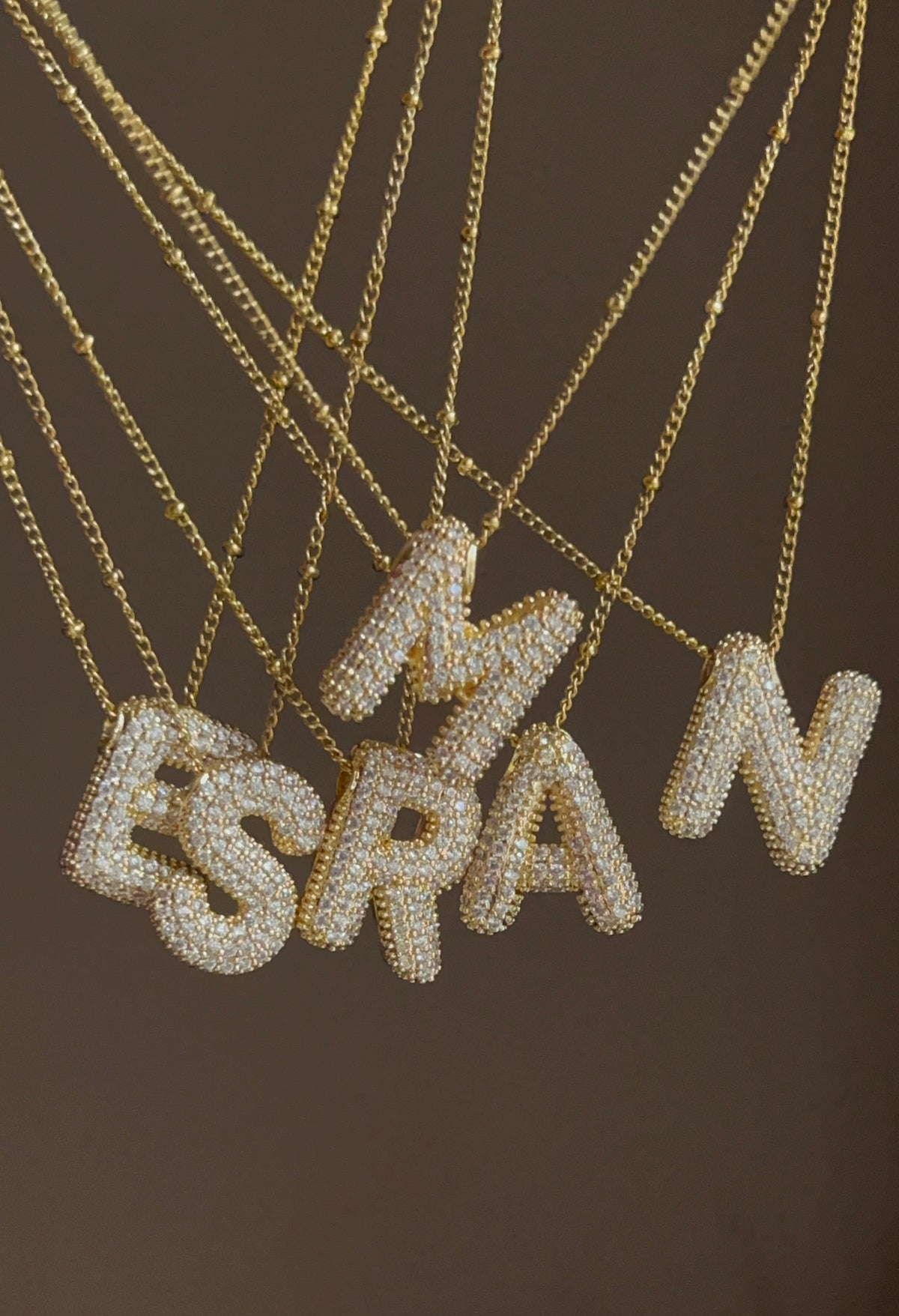 Chunky diamond Letter