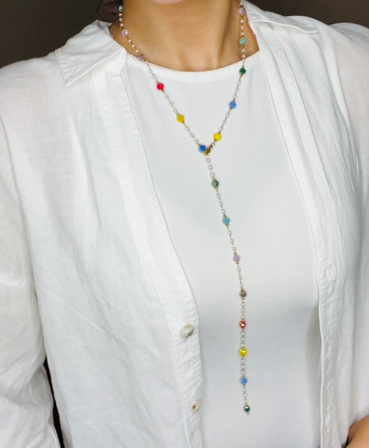 Colorful Drop Necklace