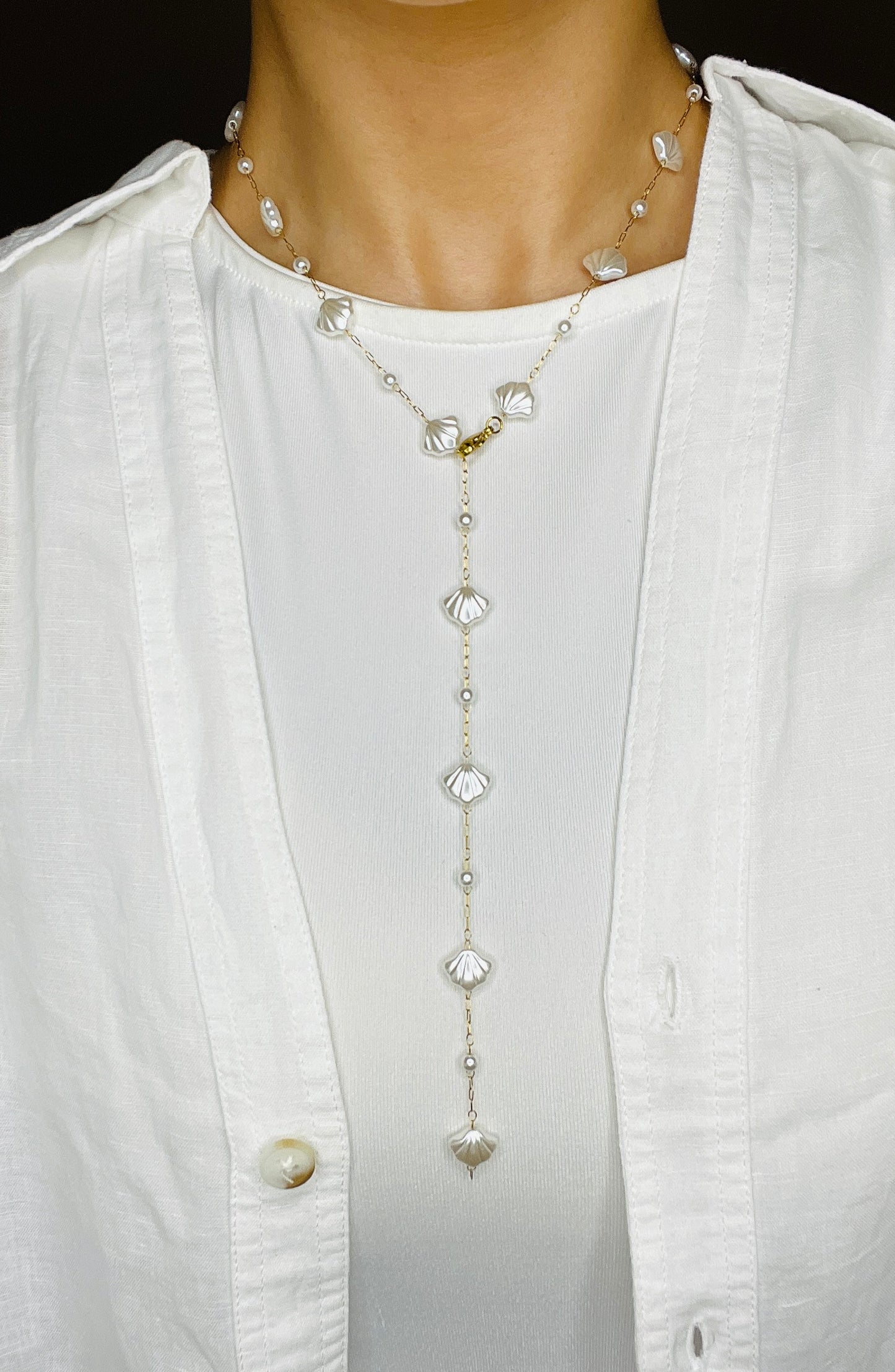Shell Drop Necklace
