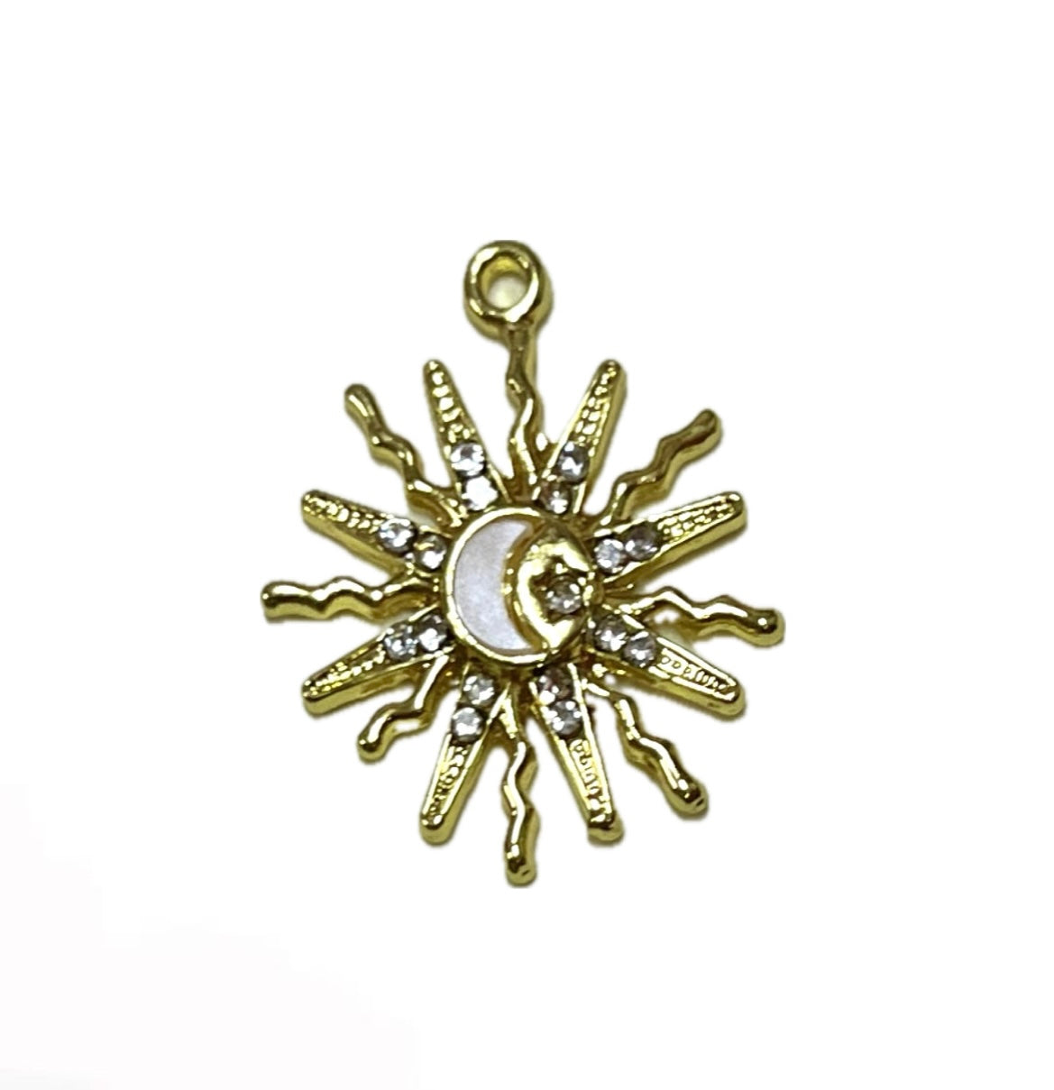 Sun necklace charm