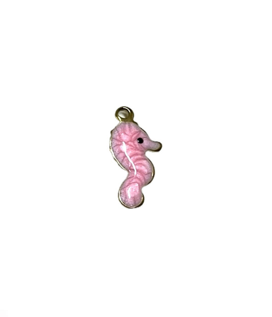 Mini pink seahorse