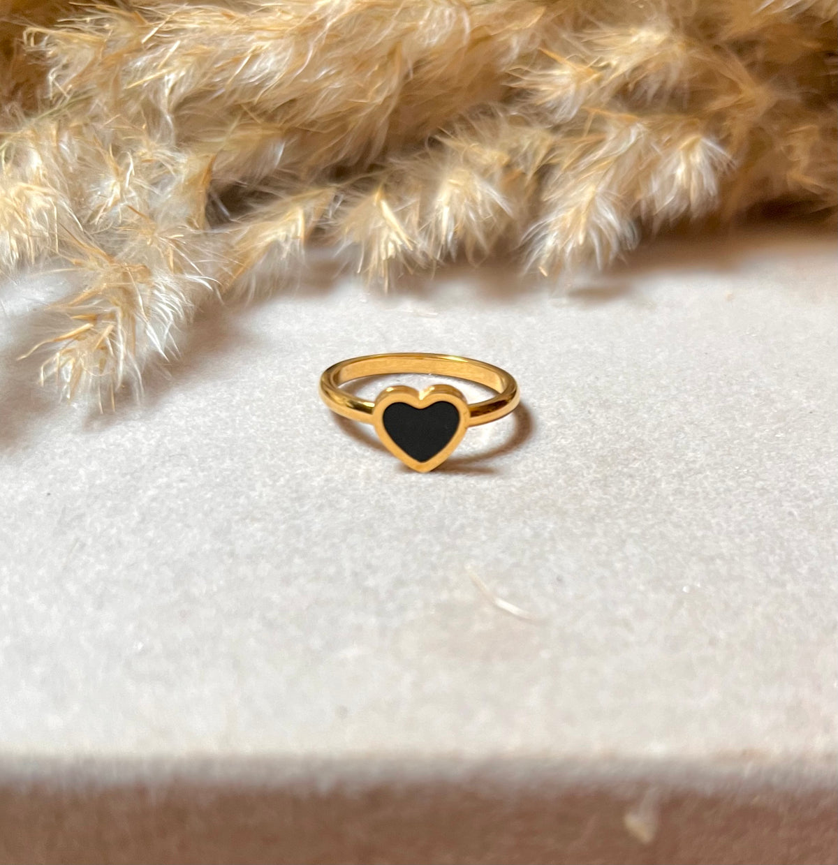 Black Heart Ring