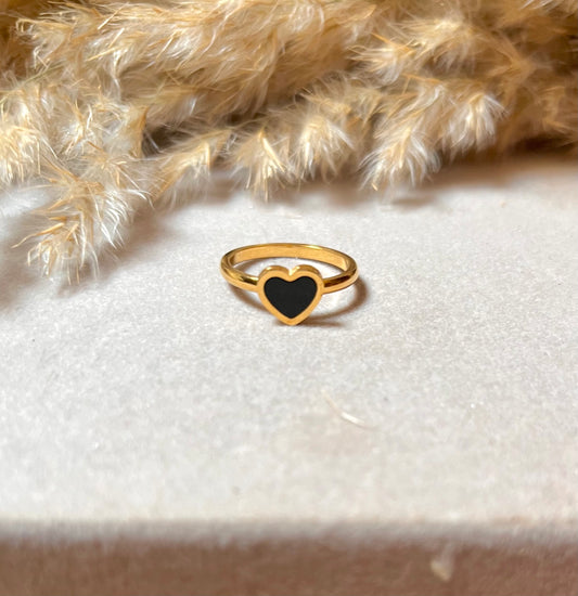 Black Heart Ring