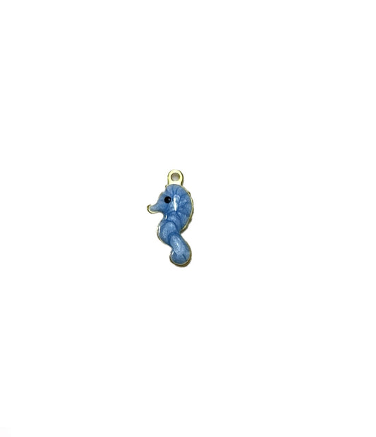 Mini blue seahorse