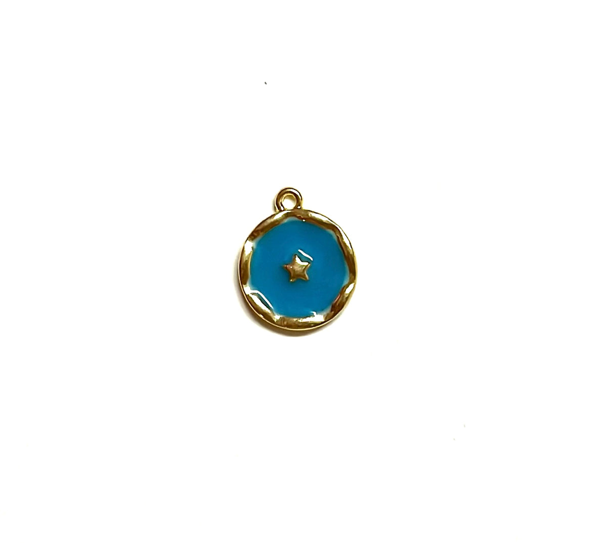 Blue star charm