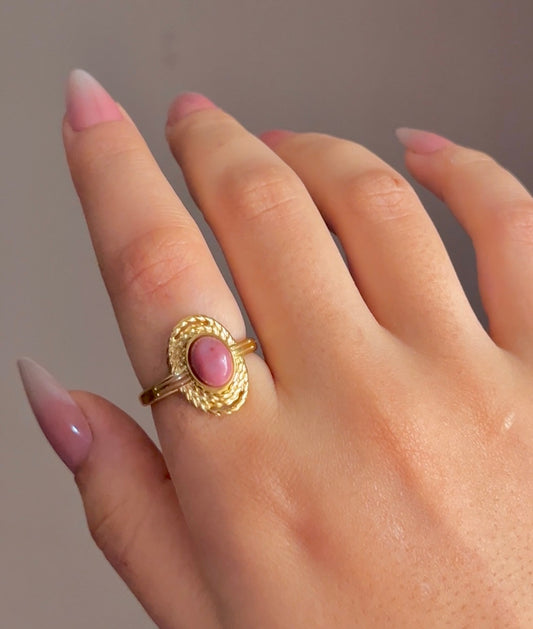 Pink Gemstone ring