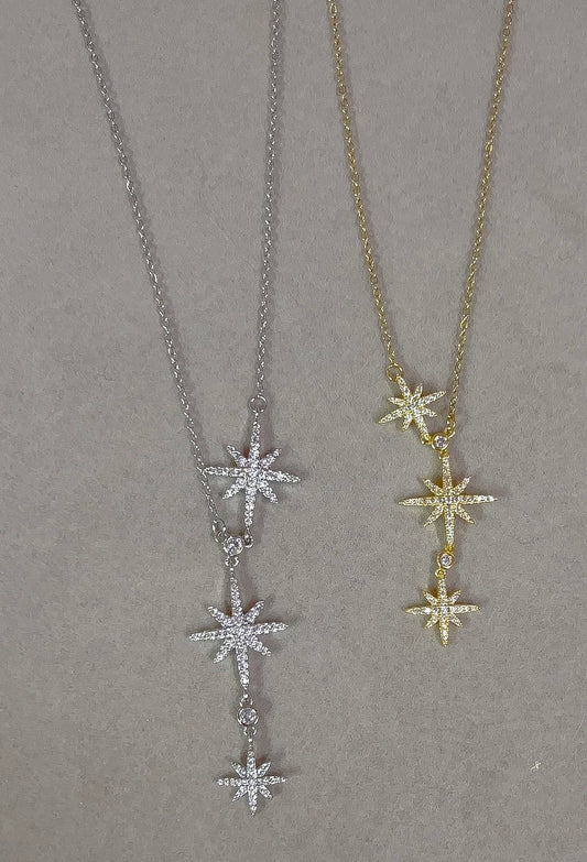 Diamonds star necklace