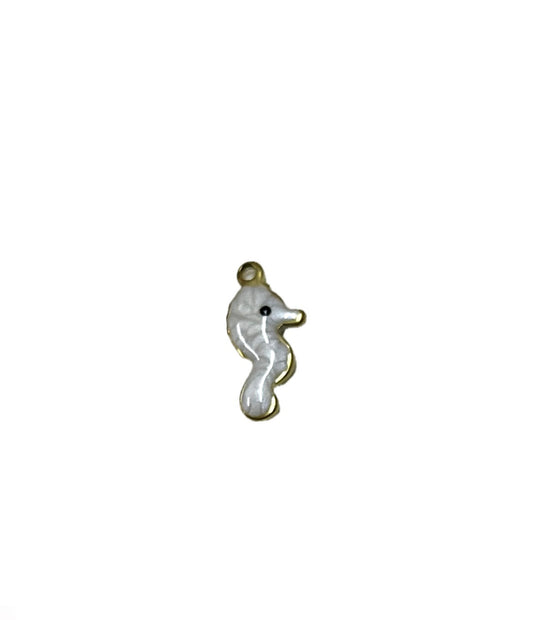 Mini white seahorse