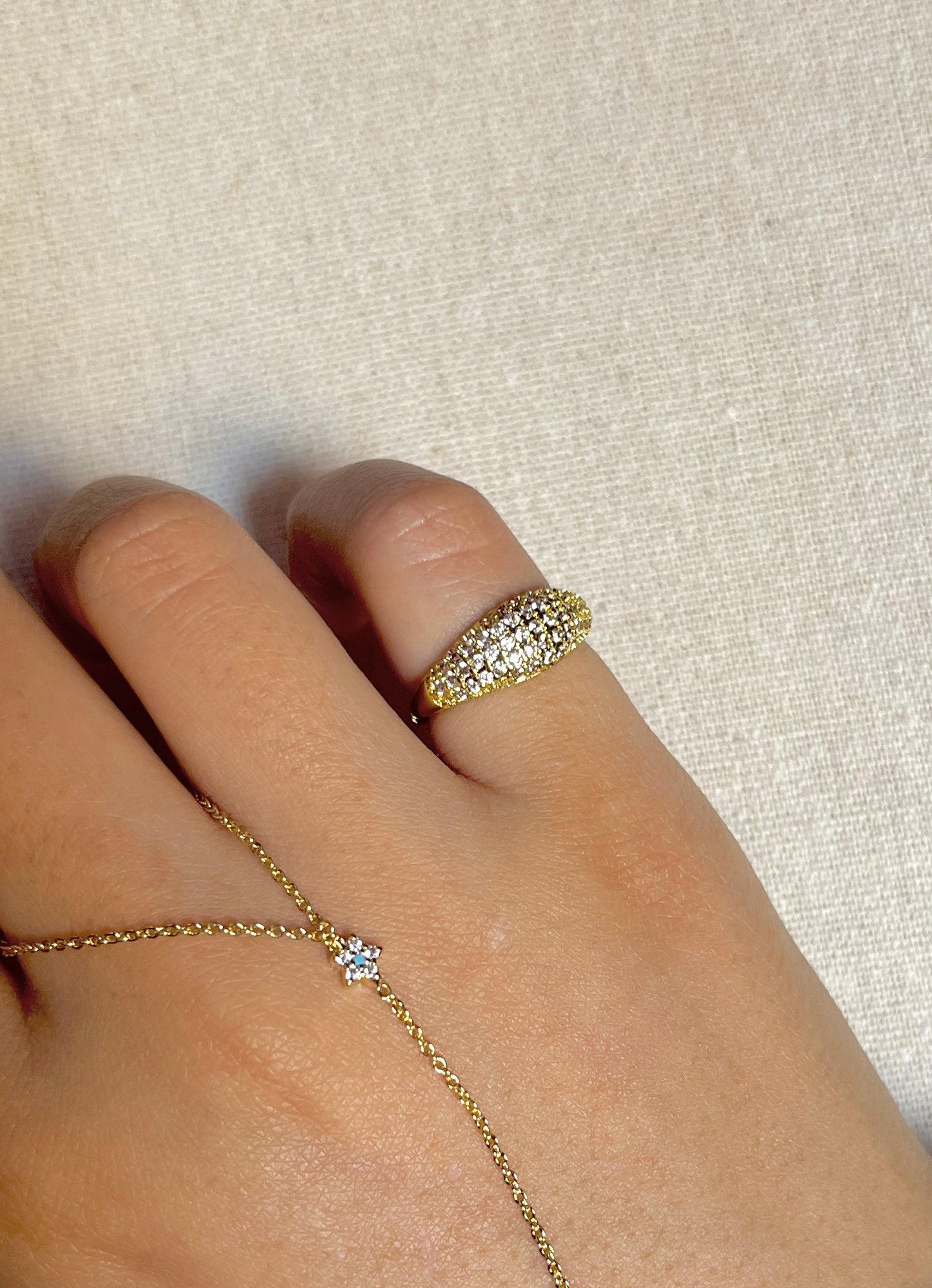 Classic Diamond Pinky Ring
