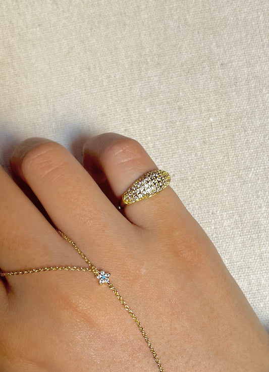 Classic Diamond Pinky Ring