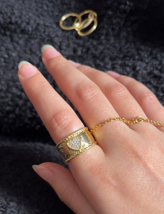 Bold Love Ring